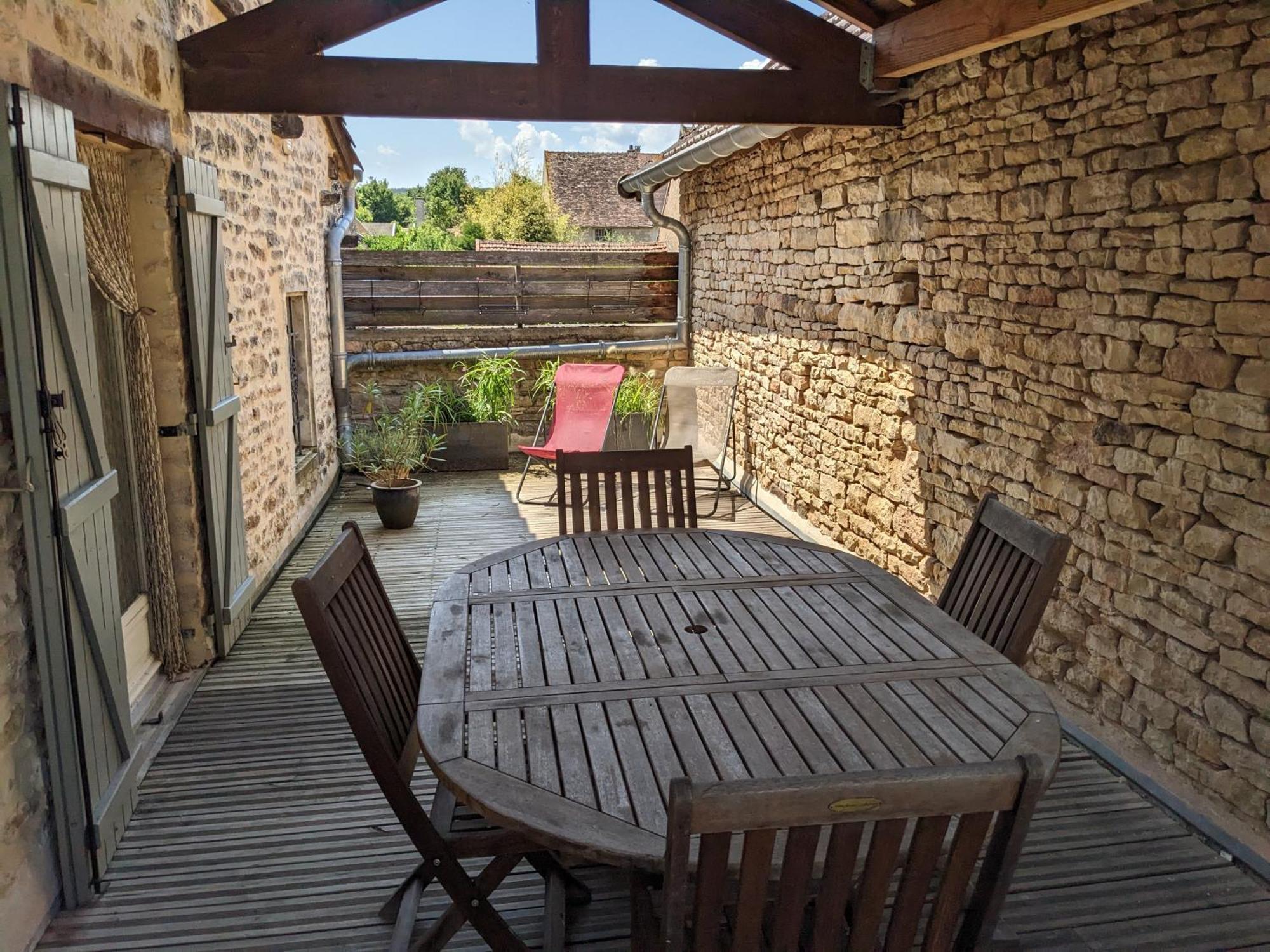 La Terrasse - Old Winemaker'S Cottage In St Gengoux Saint-Gengoux-le-National 外观 照片